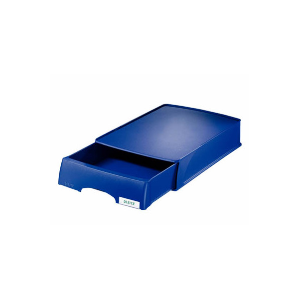 4002432393510 - Briefablage-Schublade Plus 5210-00-35 A4   C4 blau Kunststoff stapelbar 4002432393510 Leitz