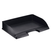 Briefablage Standard quer Plus 5218-00-95, A4/C4 quer, schwarz, Polystyrol stapelbar