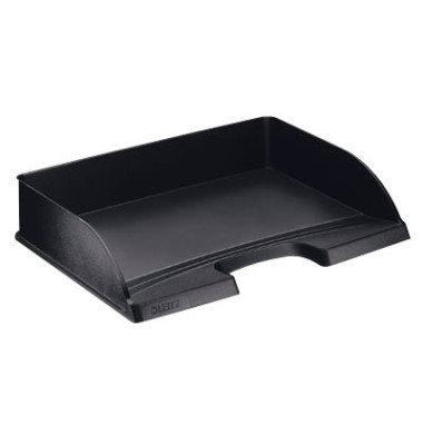 Briefablage Standard quer Plus 5218-00-95, A4/C4 quer, schwarz, Polystyrol stapelbar