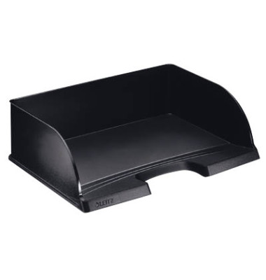 Briefablage Jumbo quer Plus 5219-00-95, A4/C4 quer, schwarz, Polystyrol stapelbar