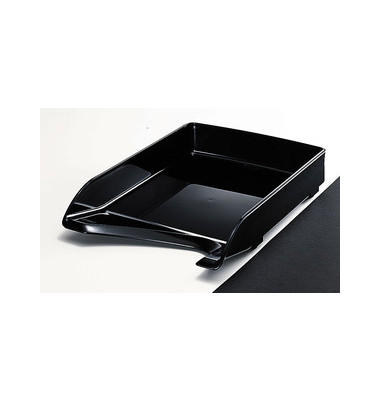 Briefablage Elegant 5220-00-95 A4 / C4 schwarz Kunststoff stapelbar Briefablage Elegant 5220-00-95 A4 / C4 schwarz Kunststoff stapelbar