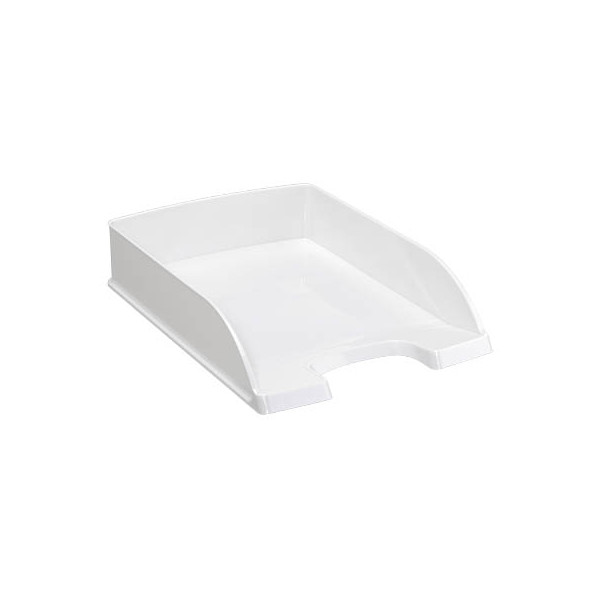 4002432394449 - Briefablage WOW 5226-30-01 A4   C4 perlweiß Kunststoff stapelbar 4002432394449 Leitz