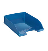 Briefablage WOW 5226-30-36 A4 / C4 blau metallic Kunststoff stapelbar