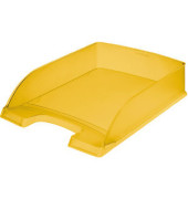 Briefablage Plus 5227-00-10 A4 / C4 gelb-transparent Kunststoff stapelbar