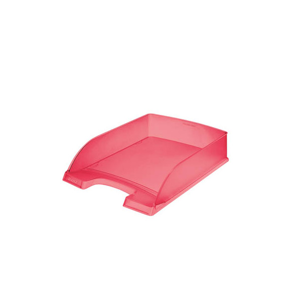 4002432398683 - Briefablage Plus 5227-00-26 A4   C4 rot-transparent Kunststoff stapelbar 4002432398683 Leitz