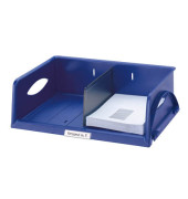 Briefablage Sorty 5230-00-35, A4/C4 quer, blau, Polystyrol (PS) stapelbar