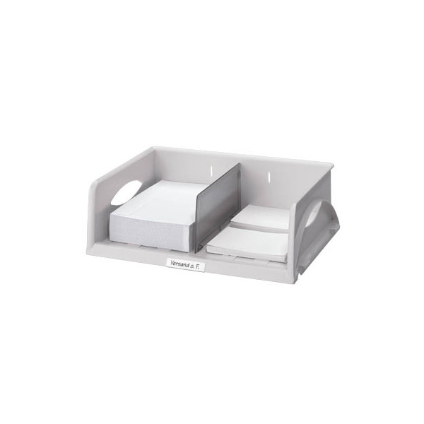 4002432352920 - Briefablage Sorty 5230-00-85 A4   C4 quer grau Polystyrol (PS) stapelbar 4002432352920 Leitz
