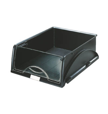 Briefablage-Box Sorty 5231-00-95 mit Frontklappe A4 / C4 schwarz Kunststoff stapelbar