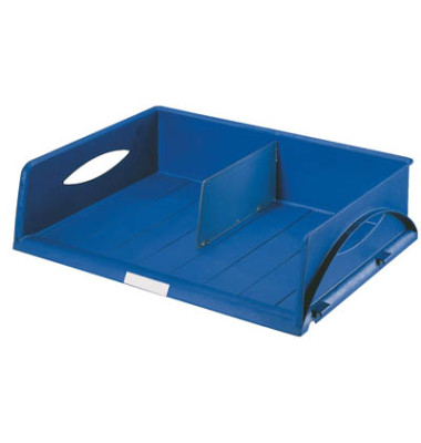 Briefablage Sorty Jumbo 5232-00-35, A3 quer, blau, Polystyrol stapelbar