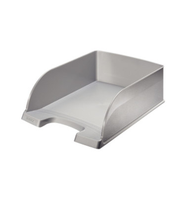 Briefablage Plus Jumbo 5233-00-84 A4 / C4 silber Kunststoff stapelbar
