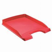Briefablage Plus Flach 5237-00-25 A4 / C4 rot Kunststoff stapelbar