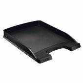 Briefablage Plus flach 5237-00-95, A4/C4, schwarz, Polystyrol stapelbar