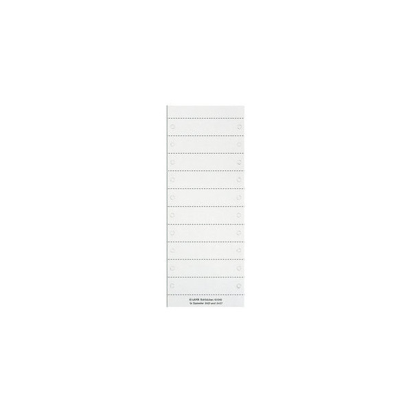 4002432350483 - Beschriftungsschilder blanko weiß 92 x 21mm 4002432350483 5292-00-01 50 Stück