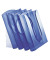 Prospektfach einzeln transp. blau 280x260x44mm Kunstst.