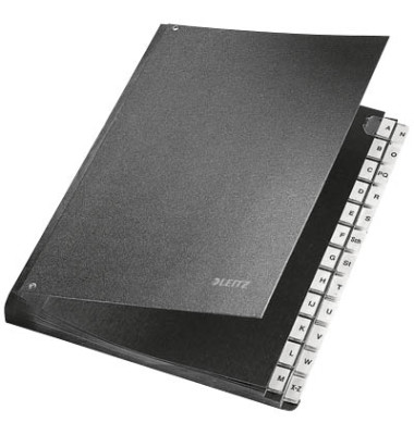 Pultordner 5824-00-95, A-Z, schwarz, A4, 20 F&auml;cher