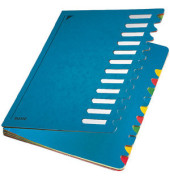 Ordnungsmappe Colour 5912-00-35, 12-teilig blanko, blau, A4, 12 F&auml;cher