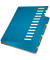 Ordnungsmappe Deskorganizer Color 5912-00-35, 12-teilig blanko, blau, A4, 12 F&auml;cher