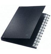 Pultordner 5924-00-95, A-Z, schwarz, A4, 20 F&auml;cher