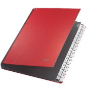 Pultordner 5931-00-25, 1-31, rot, A4, 31 F&auml;cher