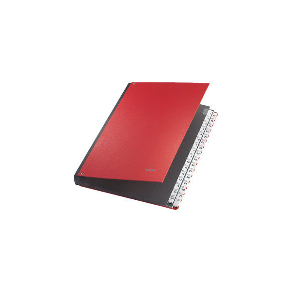 4002432311767 - LEITZ® Pultordner für DIN A4 numerisch 31 Fächer Graupappe rot
