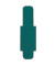 Signalreiter 0,3mm Hartfolie d.grün 40x12mm