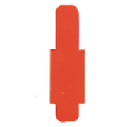 Signalreiter 0,3mm Hartfolie orange 40x12mm