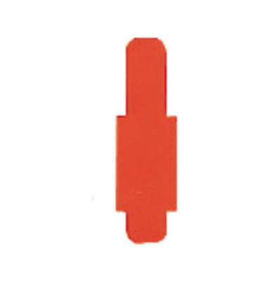 Signalreiter 0,3mm Hartfolie orange 40x12mm