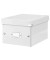 Aufbewahrungsbox Click & Store WOW 6043-00-01, 7,4 Liter mit Deckel, für A5, außen 282x216x160mm, Karton weiß
