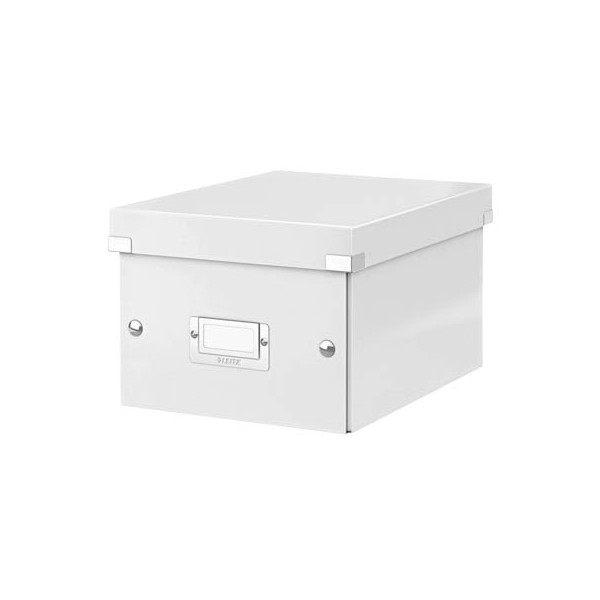 4002432396795 - Aufbewahrungsbox Click & Store WOW 6043-00-01 74 Liter mit Deckel für A5 außen 282x216x160mm Karton weiß 4002432396795 Leit