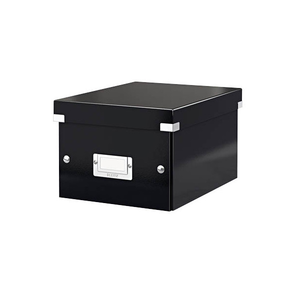 4002432396788 - Aufbewahrungsbox Click & Store WOW 6043-00-95 74 Liter mit Deckel für A5 außen 282x216x160mm Karton schwarz 4002432396788 L