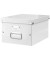 Aufbewahrungsbox Click & Store WOW 6044-00-01, 16,7 Liter mit Deckel, für A4, außen 369x281x200mm, Karton weiß