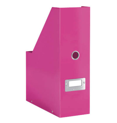 Stehsammler 6047-00-23 Click&Store 103x253x330 A4 Hartpappe pink