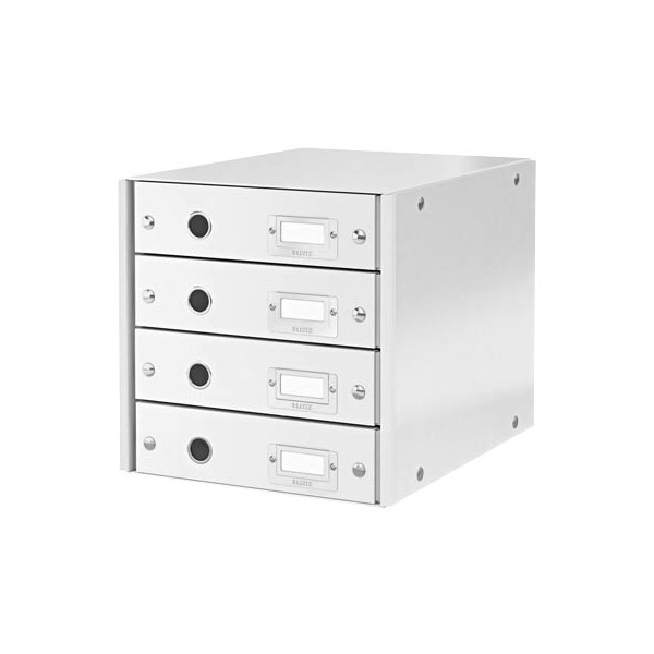 4002432396917 - AKTION LEITZ Schubladenbox Click & Store  weiß 60490001 DIN A4 mit 4 Schubladen 1 St mit Prämie nach Registrierung