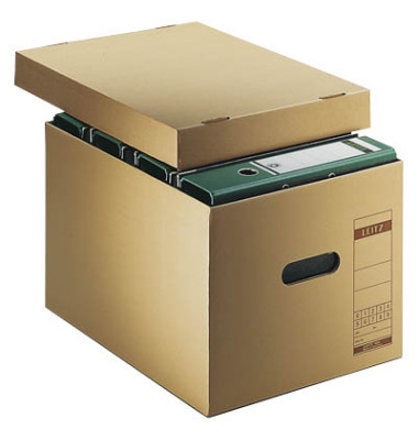 Archivcontainer Premium 6081-00-00, braun, Wellpappe (RC)