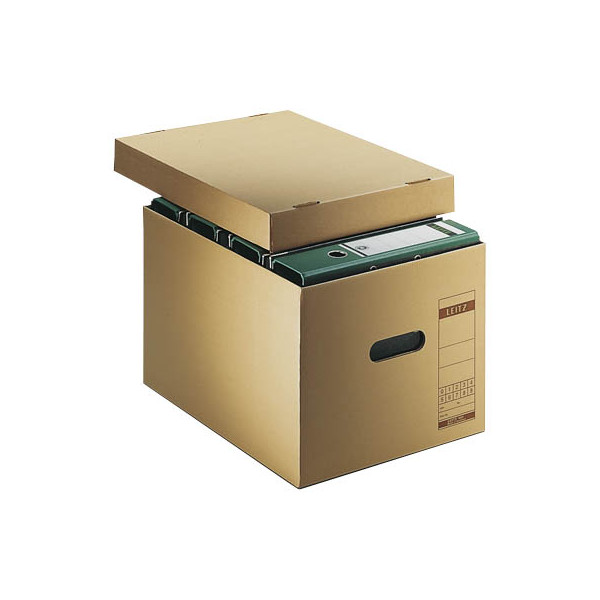 4002432312375 - Premium Aufbewahrungsbox 6081 Mit Deckel Größe L Naturbraun Karton 34 x 455 x 275 cm 10 Stück