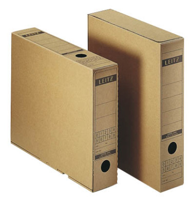 Archivbox Premium 6084-00-00, A4, braun, Wellpappe (RC) kaschiert