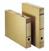 Archivbox Premium 6085-00-00, A3, braun, Recycling-Wellpappe kaschiert