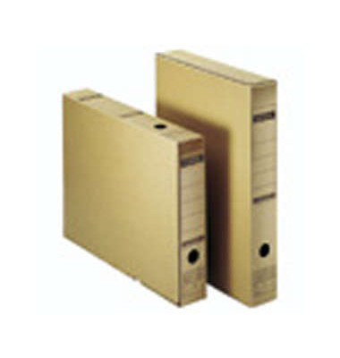 Archivbox Premium 6085-00-00, A3, braun, Wellpappe (RC) kaschiert