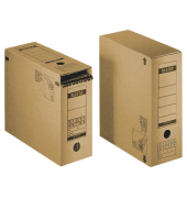 Archivbox Premium 6086-00-00, A4, braun, Recycling-Wellpappe kaschiert
