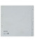 Kartonregister 6095-00-85, A bis Z, A4 halbe Höhe, 100 g/m², graue Taben, 20-teilig