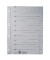 Trennblätter 60970085 A4 grau 200g 