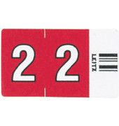 6602 Ziffernsignale Orgacolor Ziffer 2 rot 23x30mm