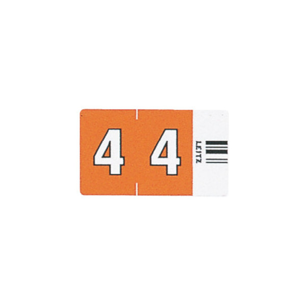 4002432313839 - 6604 Ziffernsignale Orgacolor Ziffer 4 orange 23x30mm 4002432313839 100 Stück