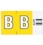 6611 Ziffernsignale Orgacolor Buchstaben B gelb 23x30mm 250 Stück