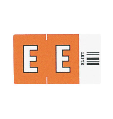 6614 Ziffernsignale Orgacolor Buchstaben E orange 23x30mm