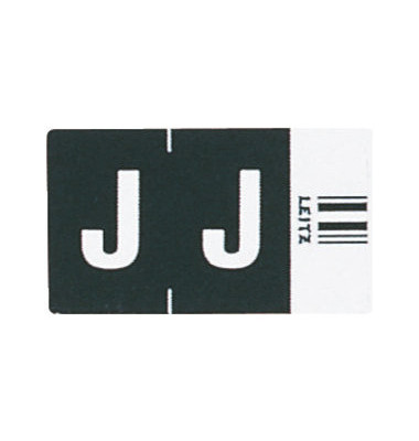 6619 Ziffernsignale Orgacolor Buchstaben J schwarz 23x30mm