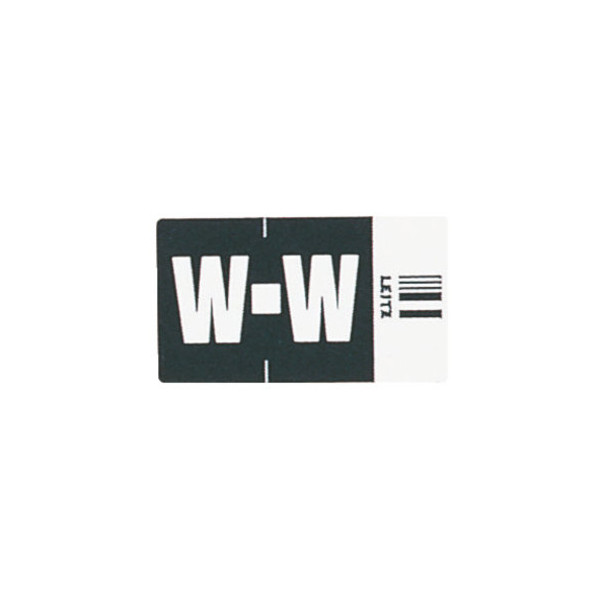 4002432314409 - 6632 Ziffernsignale Orgacolor Buchstaben W schwarz 23x30mm 4002432314409 6632-10-00 250 Stück