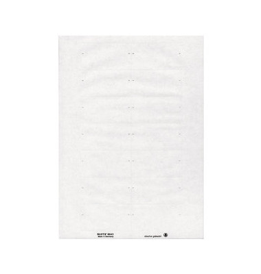 Beschriftungsschilder sk auf A4 weiß 73x40mm