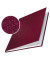 Buchbindemappen impressBind HardCover A4 bordeaux 7mm 36-