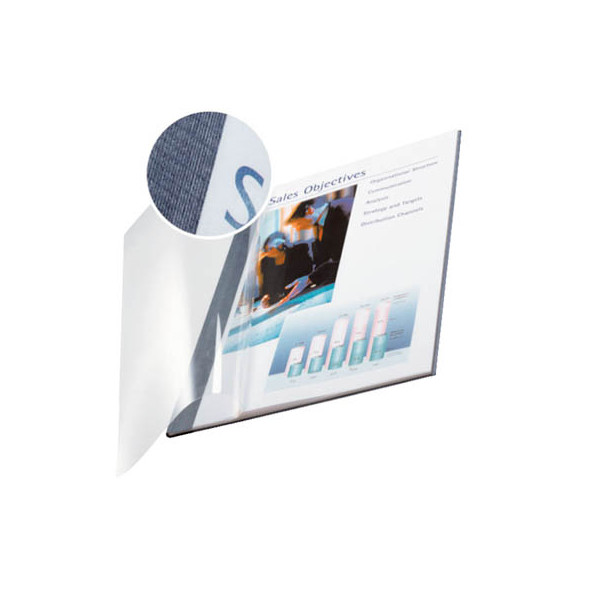 4002432373659 - Buchbindemappen impressBind SoftCover A4 blau 35mm 15- 4002432373659 10 Stück